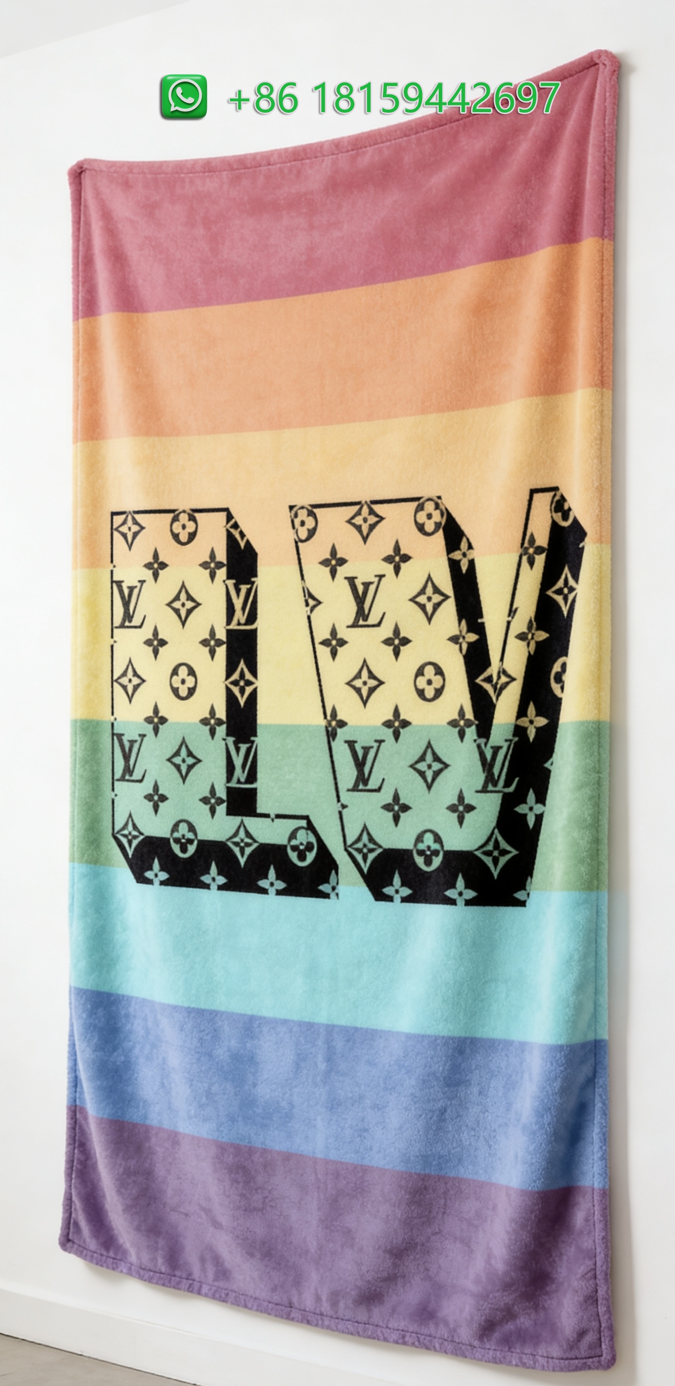 Louis Vuitton Throw Blankets